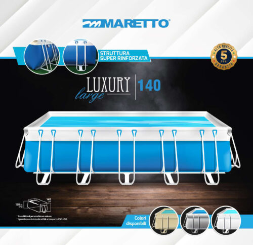 Piscina Maretto Luxury 140 in kit