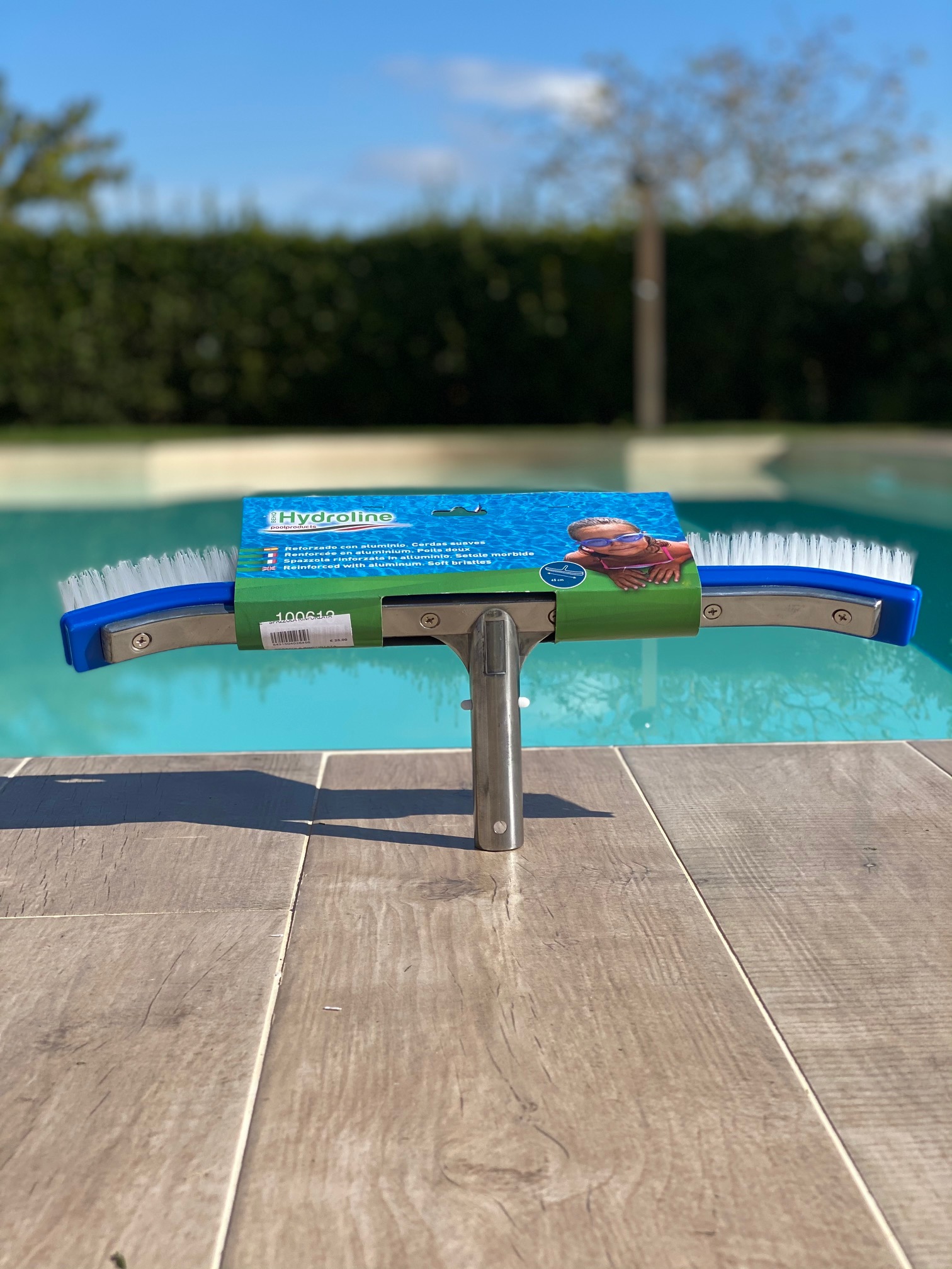 Spazzola rinforzata in acciaio cm 45